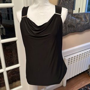 WHBM black blouse size medium. Polyester